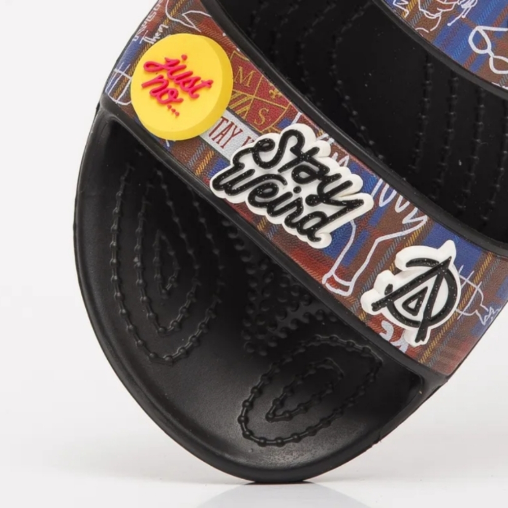 Crocs Classic x Disney Cruella Sandal Unisex Men's Women's Black Casual Sandals